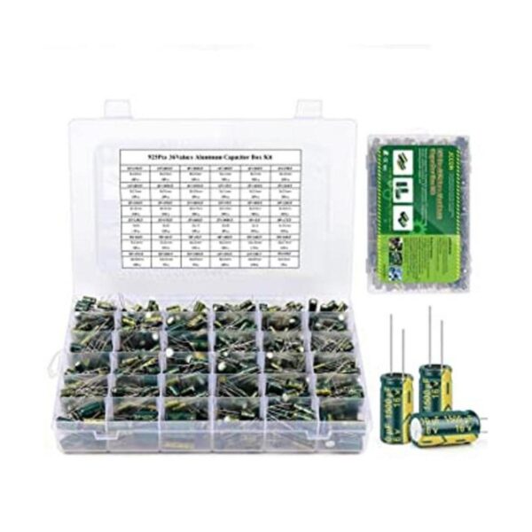 BEEYUIHF Kit surtido de condensadores electrolíticos de_1