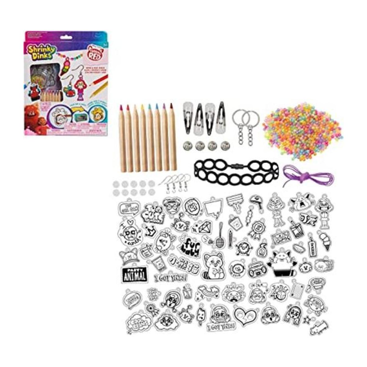 Disney and Pixar Turning Red Deluxe Shrinky Dinks Shrink