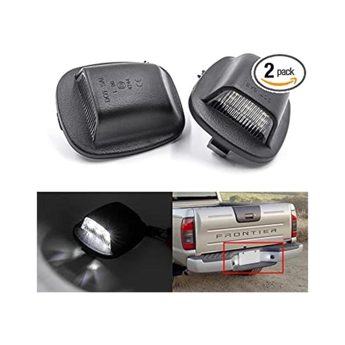 Luces LED para placa de matrícula compatibles con Nissan