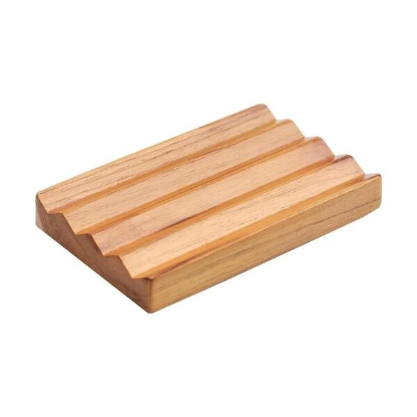 HTB Jabonera de teca para ducha soporte decorativo de_1