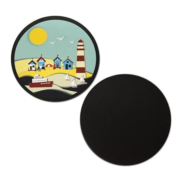 Imanes de refrigerador de Novel Merk Nautical Lighthouse_3