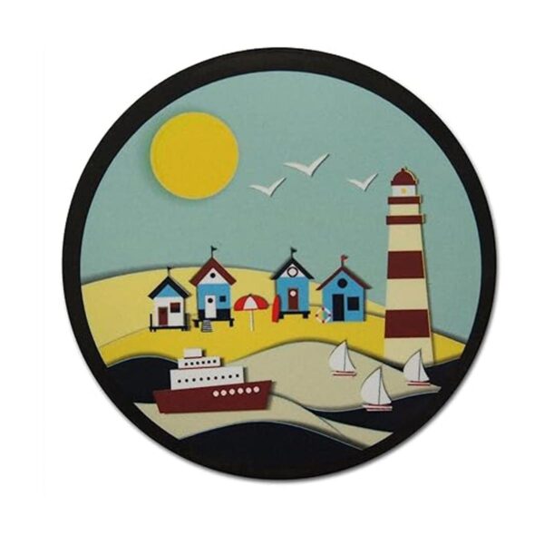 Imanes de refrigerador de Novel Merk Nautical Lighthouse_2