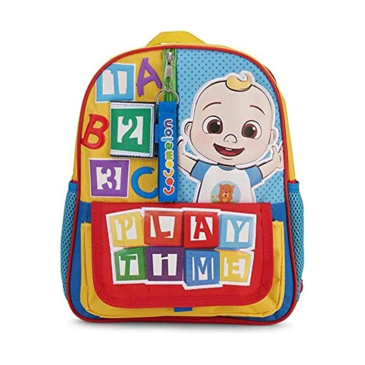 Cocomelon JJs Playtime Mini mochila interactiva para