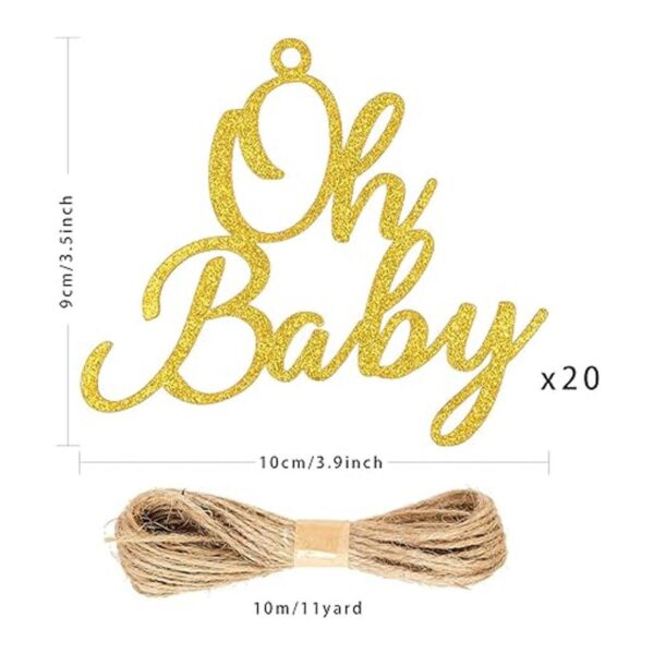 CINPIUK Oh Baby Mason 20 etiquetas para tarros de bebé