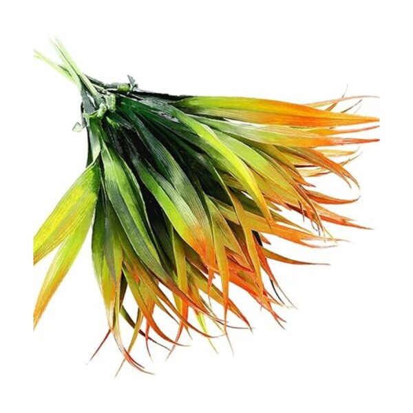 4 plantas artificiales de hierba falsa falsa de plástico_4