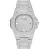 Moda Cristal Diamante Relojes HombreMujeres Lujo Blinged