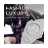 Moda Cristal Diamante Relojes HombreMujeres Lujo Blinged