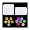 Molde de silicona para monedas iSuperb con 2 piezas de