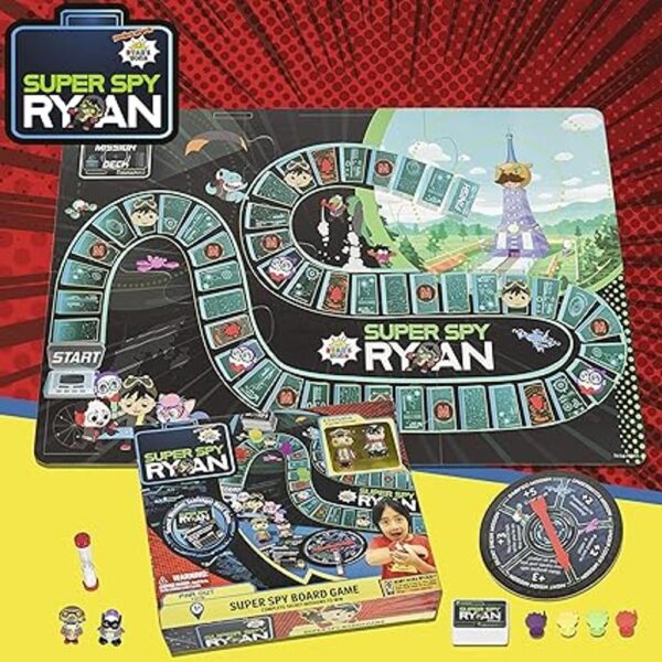 Far Out Toys Ryans World Super Spy Juego de mesa de_2