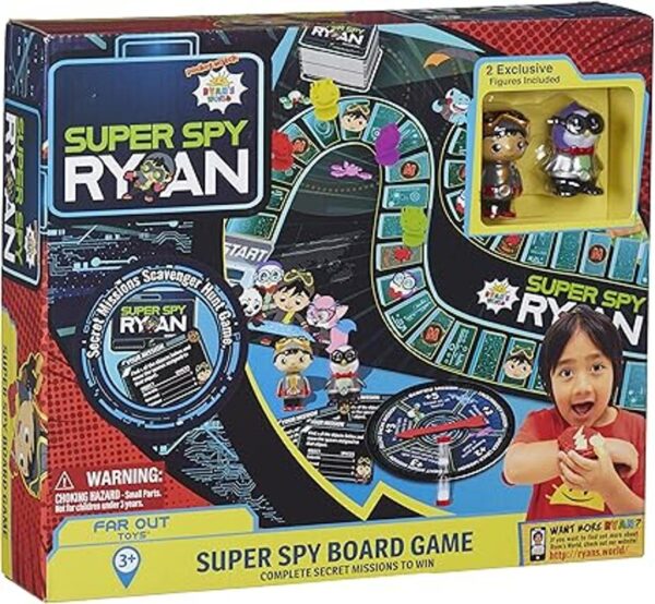 Far Out Toys Ryans World Super Spy Juego de mesa de_6
