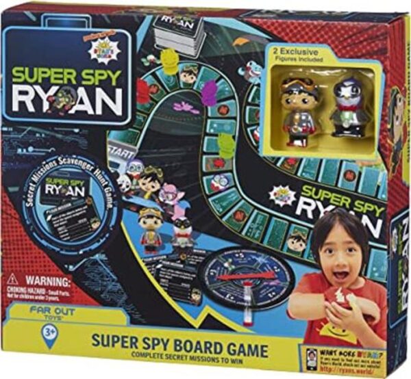 Far Out Toys Ryans World Super Spy Juego de mesa de_1