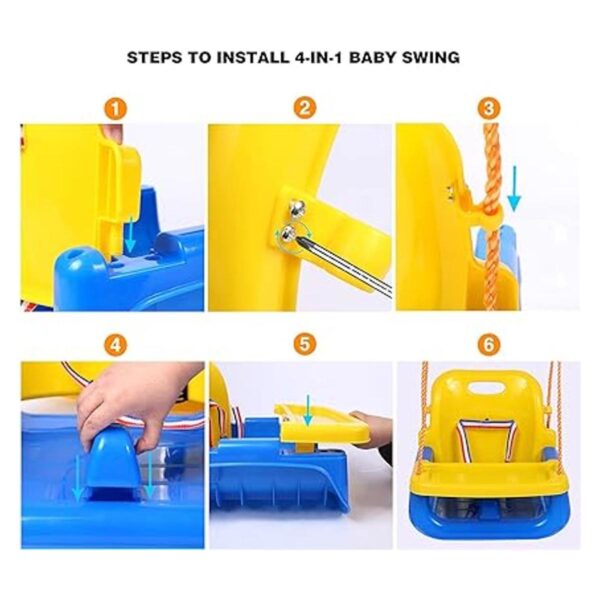 RedSwing Asiento de columpio para bebé 4 en 1 con bandeja_6
