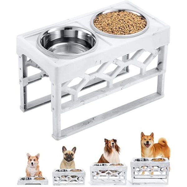 AVERYDAY Soporte elevado para cuencos para perros con 2_1