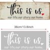 CZONG 21 plantillas de letras para pintar sobre lienzo de_2