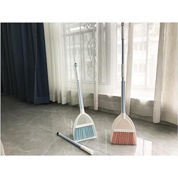BSMstone Juego de escoba y recogedor para niños mini