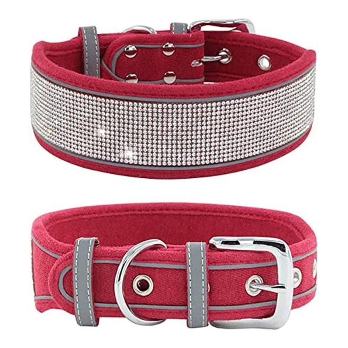 IDOLPET Collar de perro con diamantes de imitación
