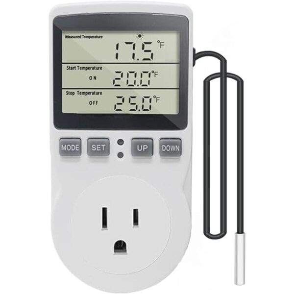 KETOTEK Enchufe de salida de termostato digital para