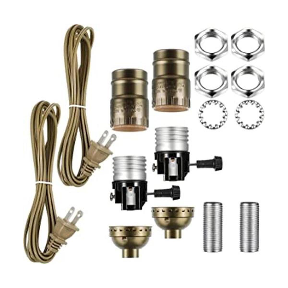 Kit de 2 luces de lámpara kit de reparación de mesa kit