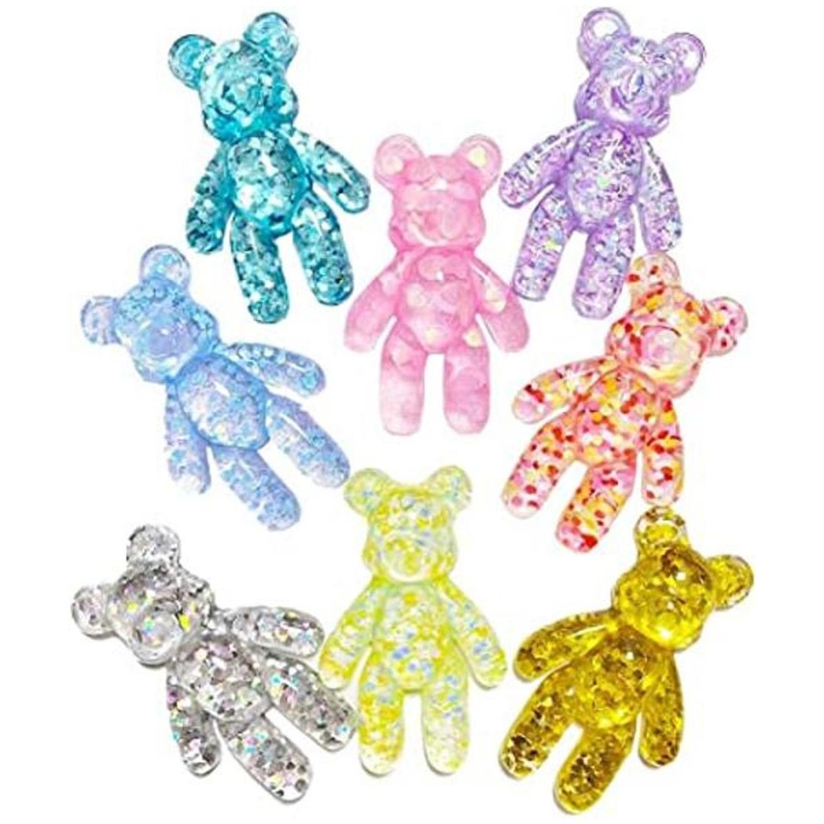 Daimay 20 piezas de 10 colores lindos colgantes de oso de