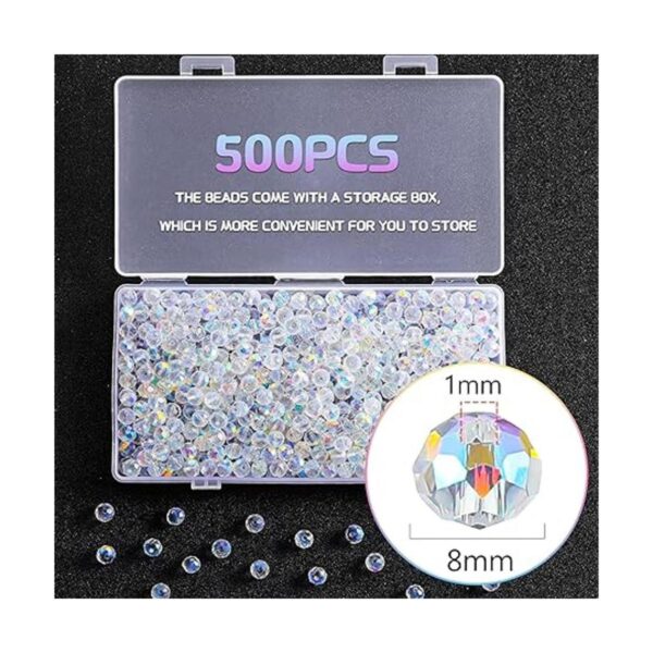 Highergo 500 cuentas de cristal Rondelle AB de 0.315 in_2