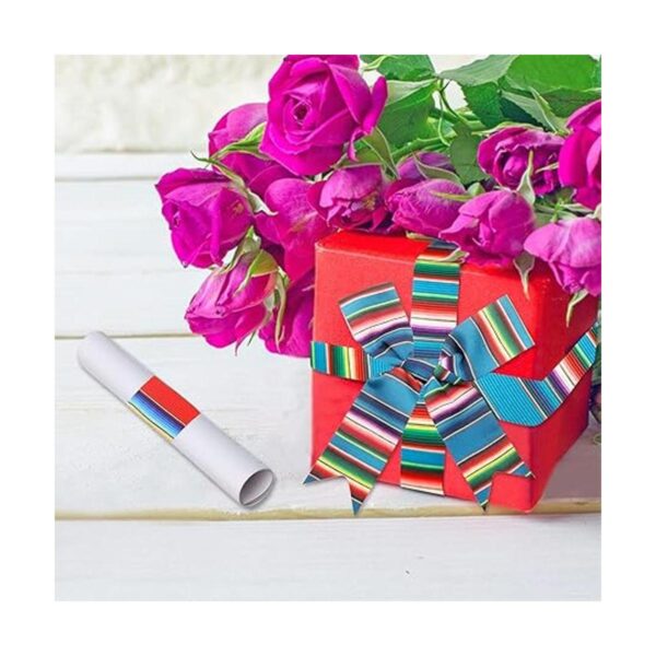 Kiddisie 4 rollos de cinta para fiestas mexicanas de 2.5