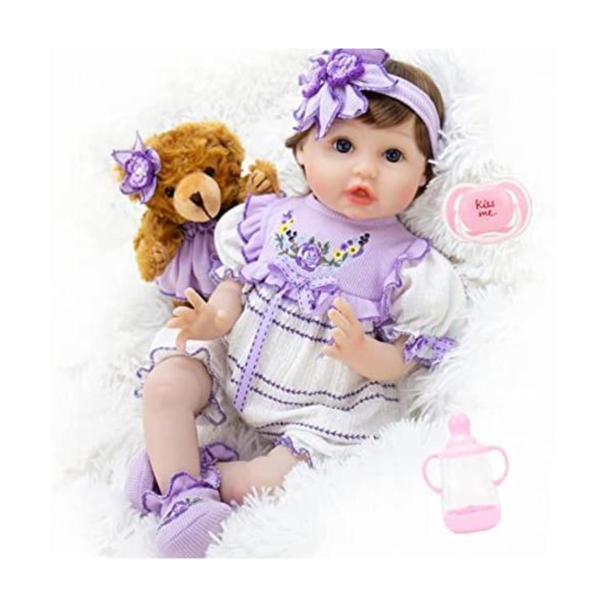 Aori Muñecas Reborn de bebé de 22 pulgadas Lifelke de bebé