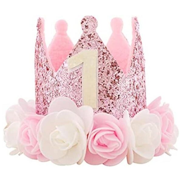 Kbrand Sombrero de primer cumpleaños para bebé niña_1