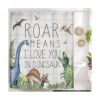 Cortina de ducha de dinosaurio para niños y niños