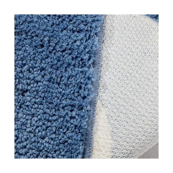 IcosaMro Alfombra de baño azul ballena alfombra de baño_4