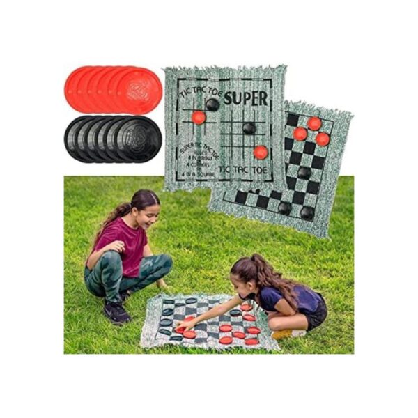JOYIN Juego de cuadros gigantes vintage 3 en 1 y Tic Tac_1