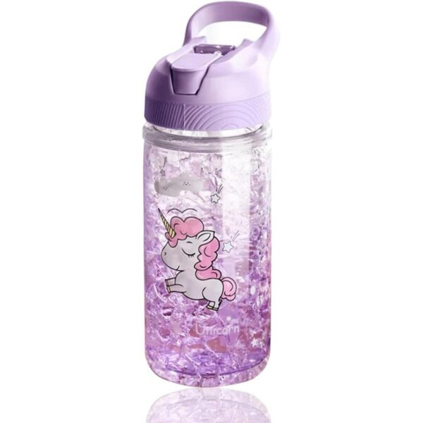 OOTD Botellas de agua de unicornio para niñas lindas_1