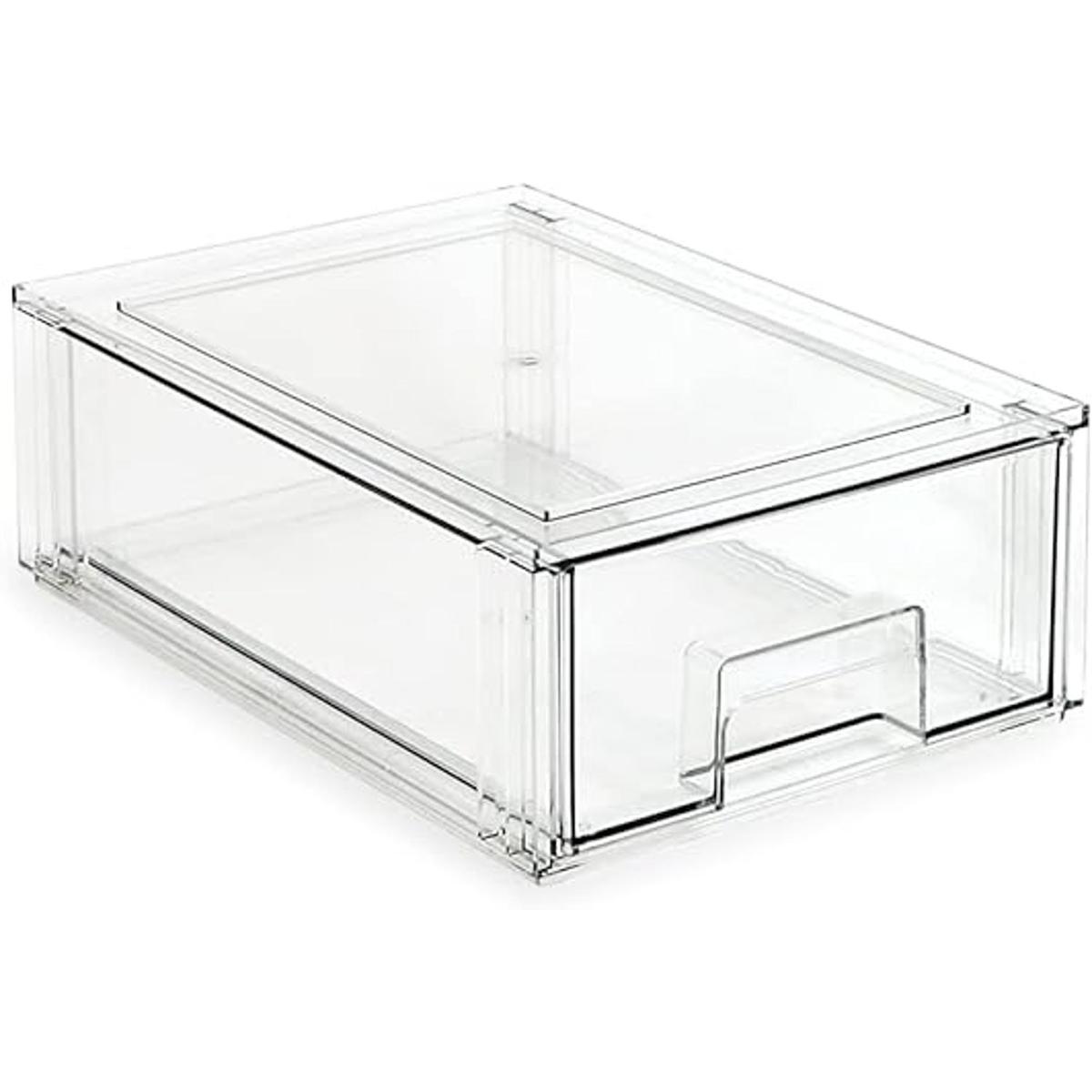 Isaac Jacobs Cajón organizador mediano apilable 12.5 x