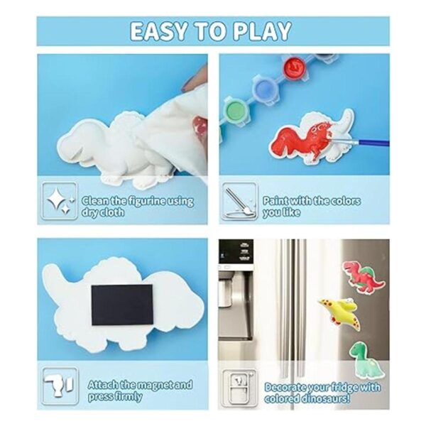 Kit de pintura de dinosaurios para niños Funto Paint Your_3