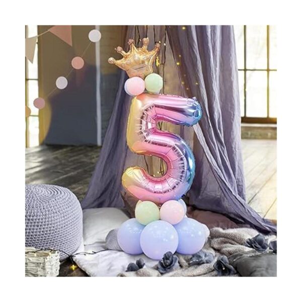 DUILE Juego de globos de papel de aluminio de 32 pulgadas_2