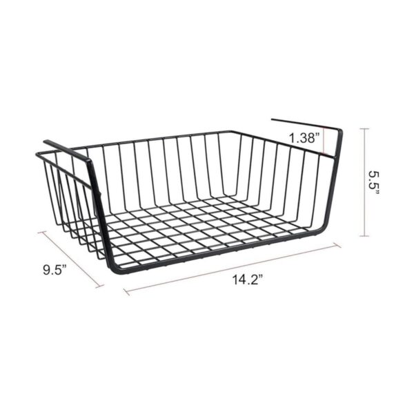 Cesta de almacenamiento para debajo del estante cesta de