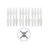 Hélice blanca 12PCS para D15 MJX B20 Bugs20 Control Remoto_1