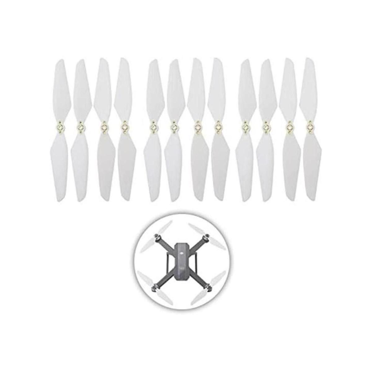 Hélice blanca 12PCS para D15 MJX B20 Bugs20 Control Remoto