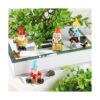 Kit de accesorios de jardín de gnomos de hadas pintado a