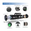 AYRAVIIO Telescopio monocular de 12 x 60 pulgadas con_3
