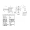 Iverntech NEMA 17 Motor paso a paso con plomo integrado_3