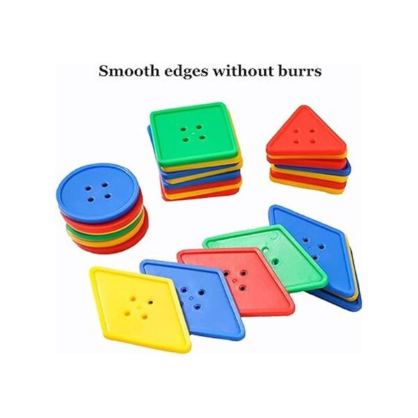 70 piezas Montessori cordón de juguete de roscar Cuentas_6