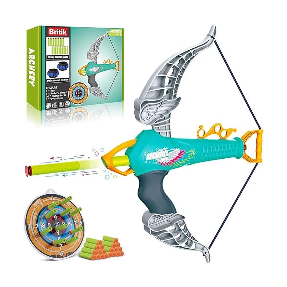 Juego de arco y flechas para niños de 3 4 5 6 7 8