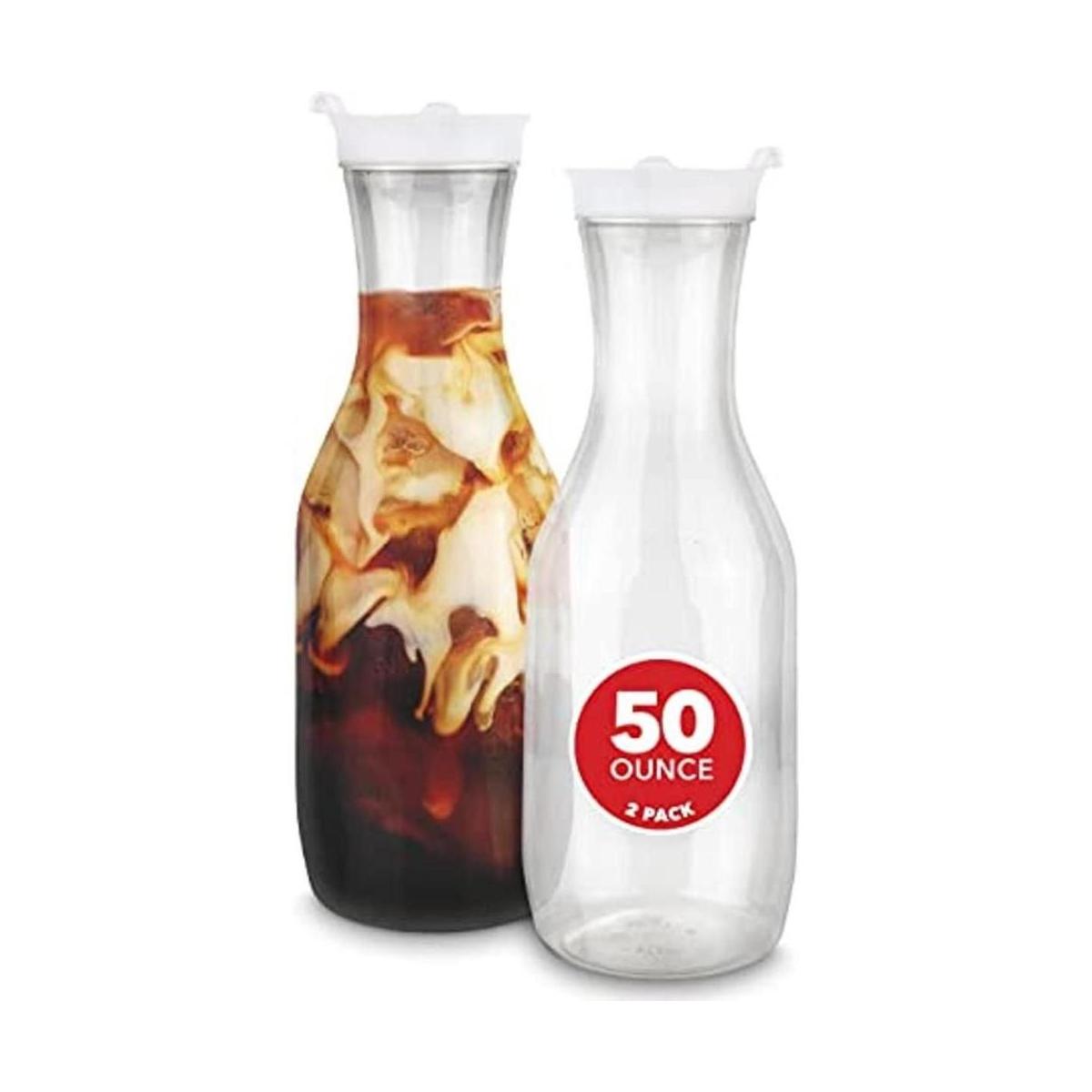 Stock Your Home Jarrones de agua de plástico de 50 onzas