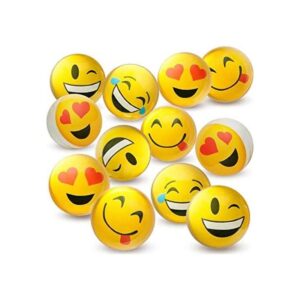ArtCreativity Emoticon Juego de 12 bolas que rebotan en_1