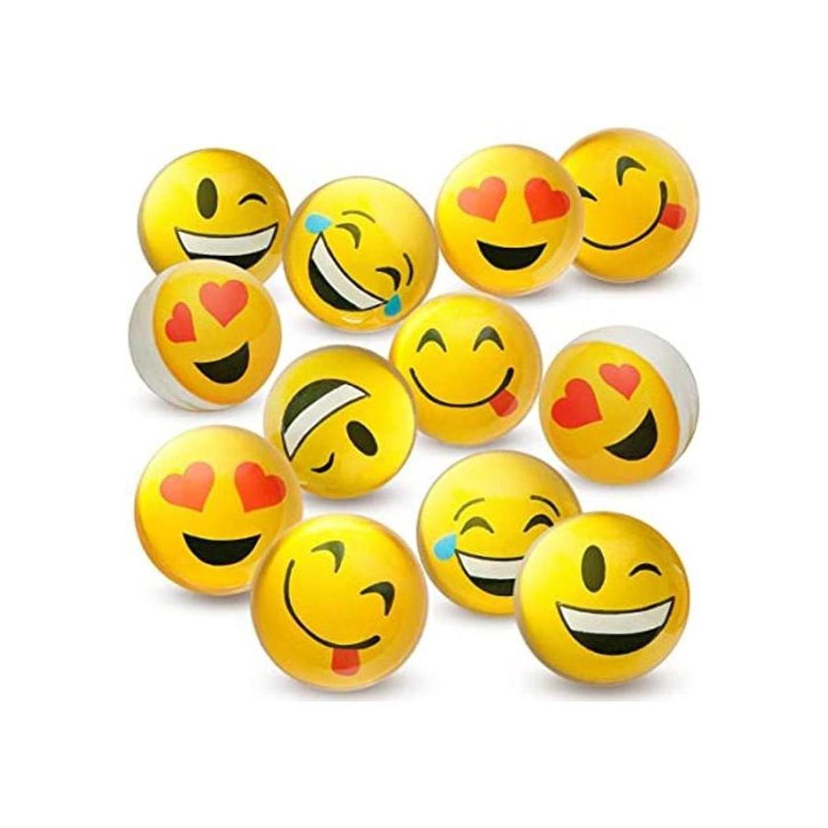 ArtCreativity Emoticon Juego de 12 bolas que rebotan en