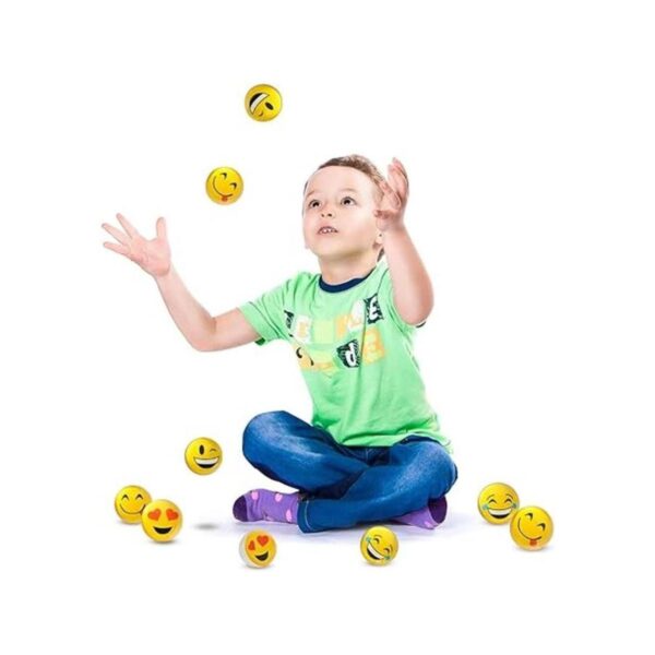 ArtCreativity Emoticon Juego de 12 bolas que rebotan en_6