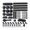 Kit organizador de gestión de cables 4 fundas de cable_1