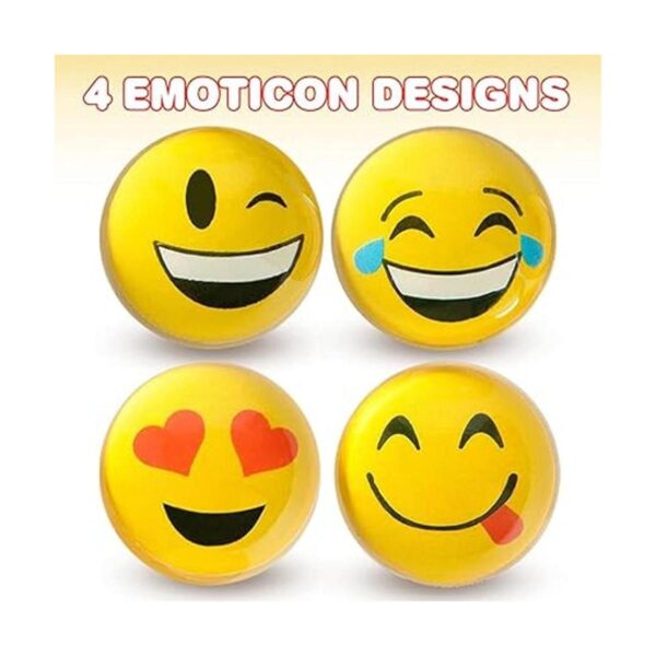 ArtCreativity Emoticon Juego de 12 bolas que rebotan en_4