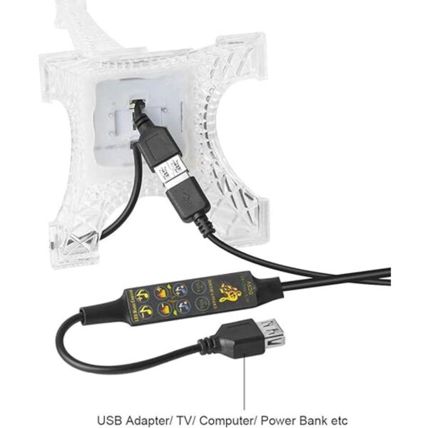BTFLIGHTING Kit de torre Eiffel Romance USB de 5 V 1