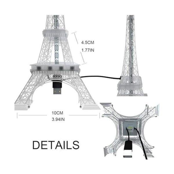 BTFLIGHTING Kit de torre Eiffel Romance USB de 5 V 1